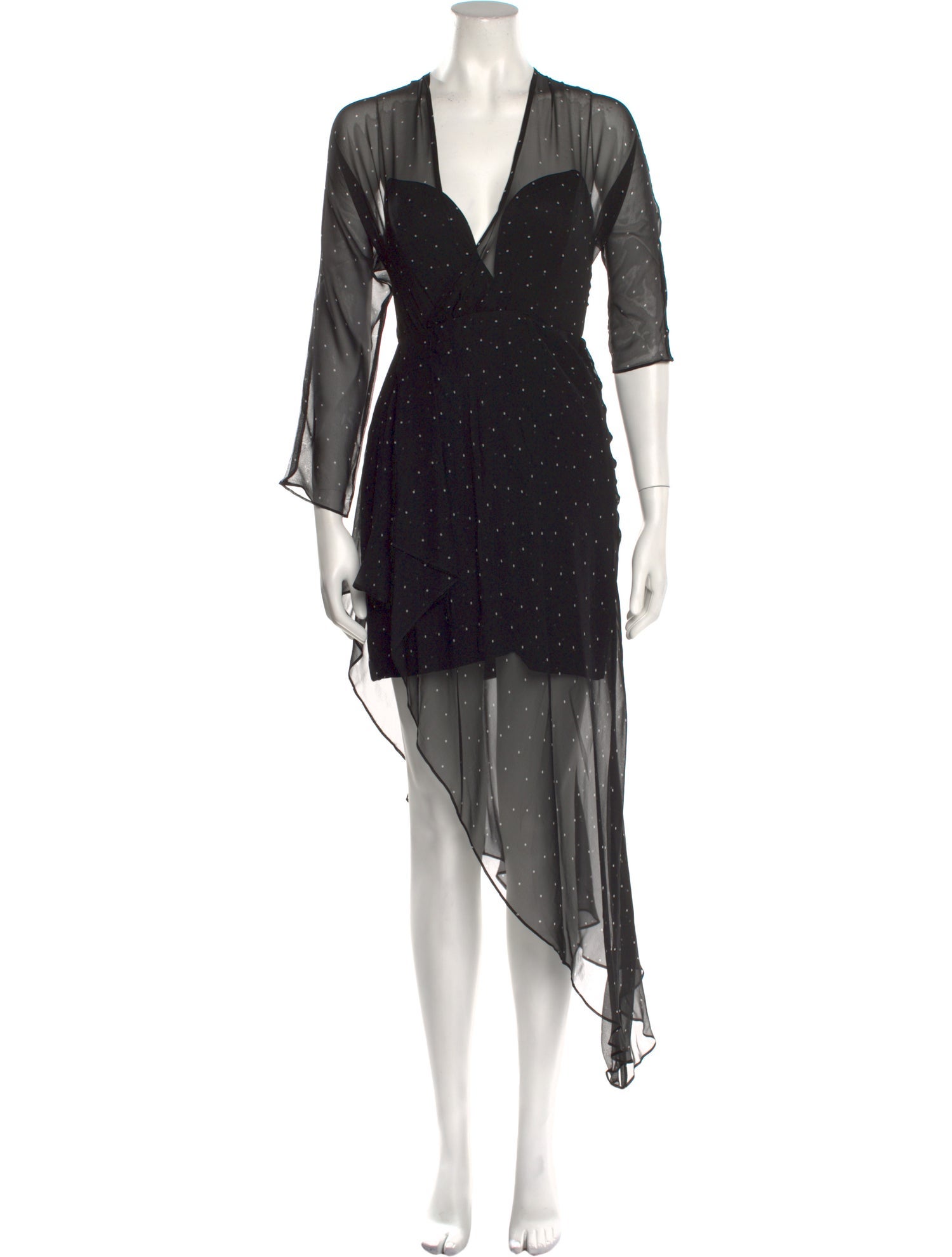 Michelle Mason Silk Mini Dress
